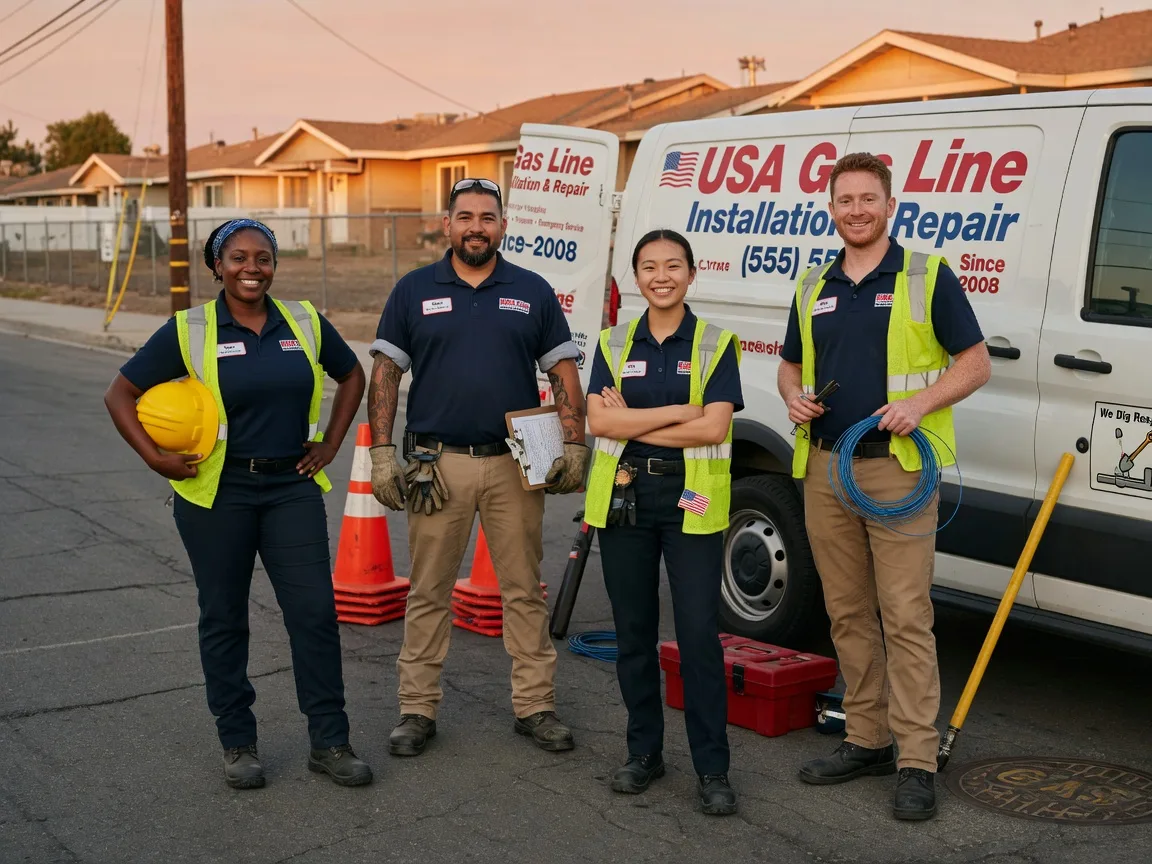 Gas Line Installation company in Vauxhall, NJ